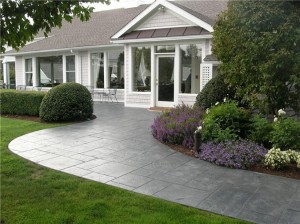 stamped concrete