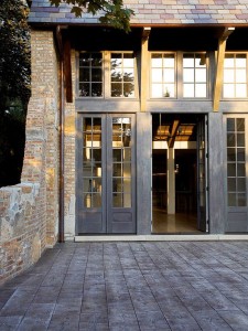 béton estampé modèle bois